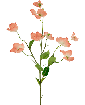 Cornouiller artificiel Real Touch rose clair 74 cm