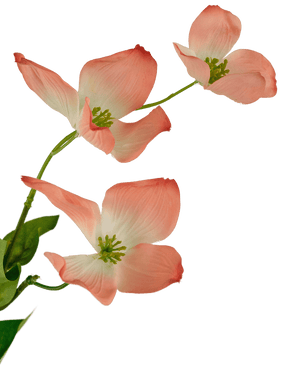 Cornouiller artificiel Real Touch rose clair 74 cm