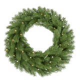 Couronne de sapin artificiel avec lumière LED 60 cm