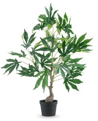 Plante artificielle Chanvre Cannabis Feuilles 60 cm