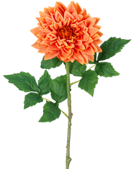 Georgine artificiel  Real Touch orange 70 cm