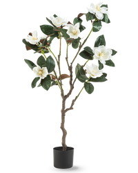 Plante artificielle Yulania 120 cm avec fleur