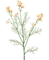 Fleur artificielle Wild Delphinium 71 cm crème clair