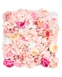 Mur de fleur artificielle 50x50 cm rose clair