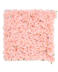 Mur de fleur artificielle 50x50 cm rose