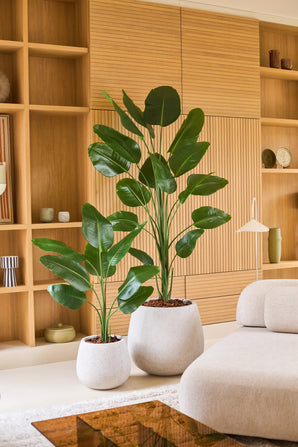 Plante artificielle Strelitzia 120 cm real touch