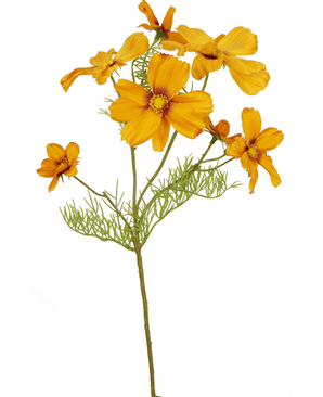Fleur artificielle Cosmos 74 cm orange