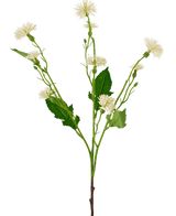 Fleur artificielle Daisy Spray 54 cm rayon blanc