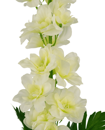 Fleur artificielle Delphinium 79 cm blanc