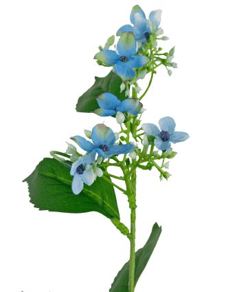 Fleur artificielle Hortensia sauvage 93 cm bleu