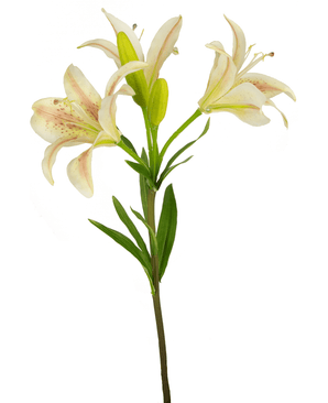 Fleur artificielle Lys asiatique 66 cm rose