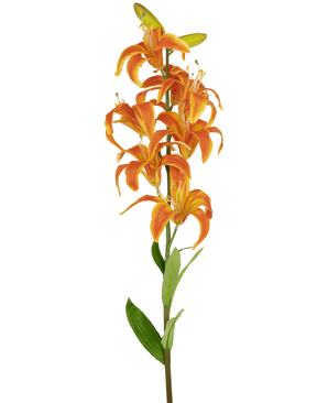 Fleur artificielle Martagon Lily 78 cm orange