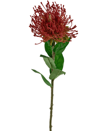 Fleur artificielle Protea 73 cm rouge