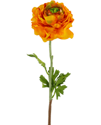 Fleur artificielle Ranunculus 51 cm jaune foncé