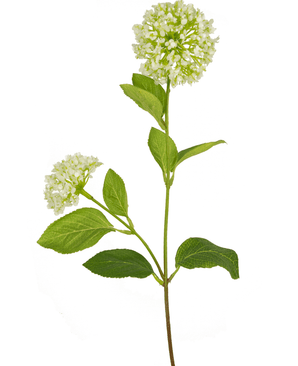 Fleur artificielle Snowball/Viburnum 70 cm vert/blanc
