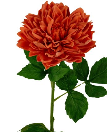 Georgine artificiel Real Touch orange 70 cm