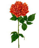 Georgine artificiel Real Touch orange 70 cm