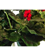 Géranium artificiel 40 cm rouge