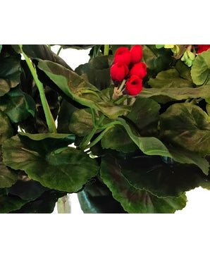 Géranium artificiel 40 cm rouge