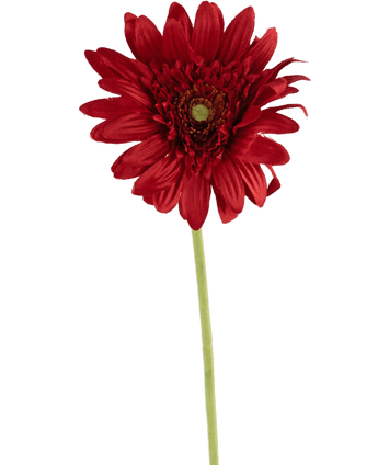 Gerbera artificiel 53 cm rouge