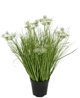 Herbe artificielle racine fleur d'oignon 50 cm ignifugée