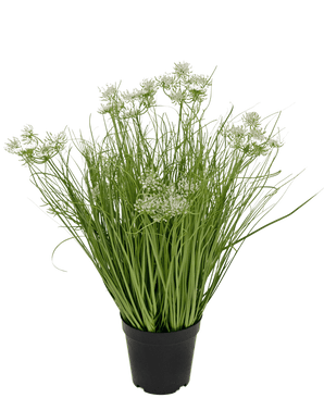 Herbe artificielle racine fleur d'oignon 50 cm ignifugée