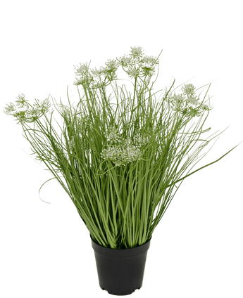 Herbe artificielle racine fleur d'oignon 50 cm ignifugée