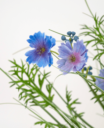 Herbe artificielle violette Gesang Flower onion grass pot 56 cm ignifugée