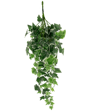 Lierre artificiel 70 cm vert/blanc