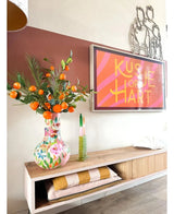 Kunstboeket Happy Mandarine 93 cm