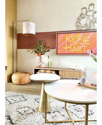 Kunstboeket Happy Mandarine 93 cm