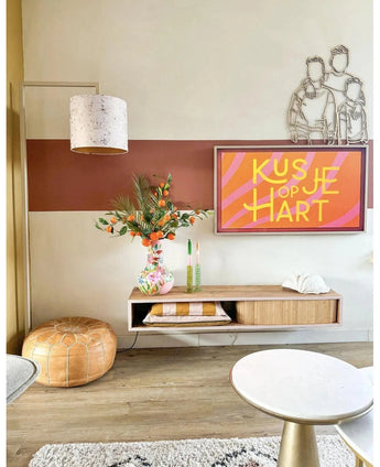 Kunstboeket Happy Mandarine 93 cm