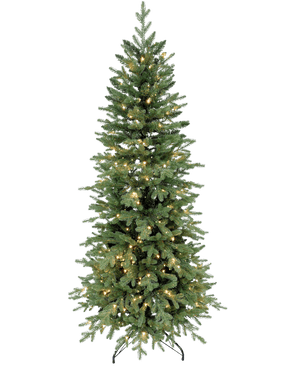 Sapin de Noël Artificiel Slim "Undset" 100% PE - Smart LED