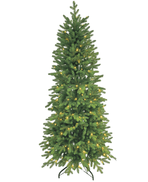 Sapin de Noël Artificiel Slim "Undset" PE/PVC - Smart LED