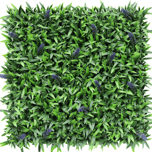 Mur végétal artificiel Lavande 50x50 cm UV