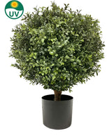 Plante Boule de buis artificiel sur tige d40 cm