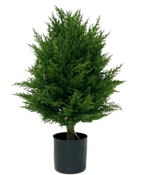Plante Cyprès artificiel deluxe 60 cm UV