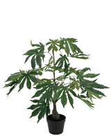 Plante artificielle Chanvre Cannabis Feuilles 60 cm