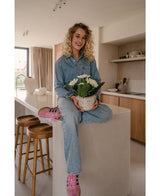 Plante artificielle Gerbera 28 cm blanc