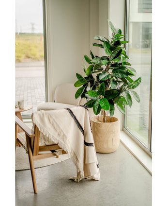 Plante artificielle en caoutchouc 150 cm