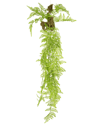 Plante artificielle tombante Fern Mix Deluxe 100 cm avec système de suspension