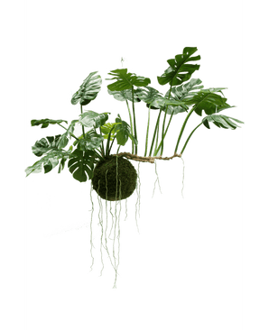 Plante artificielle tombante Monstera Deluxe 80 cm