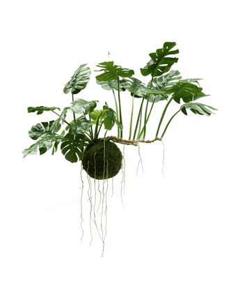 Plante artificielle tombante Monstera Deluxe 80 cm