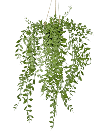 Plante artificielle tombante Pumila dans un pot de 55 cm