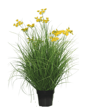 Plante de gazon artificiel Asteraceae 90 cm