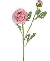 Renoncule artificielle Real Touch Rose60cm