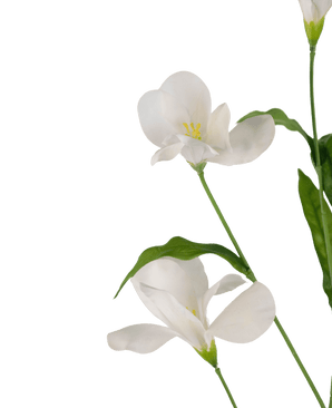 Rhododendron artificiel Azalea Real Touch Blanc 80 cm