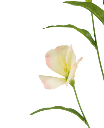 Rhododendron artificiel Azalea Real Touch Rose crème 80cm