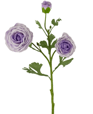 Rose artificielle "Emine" Real Touch Violet 62cm