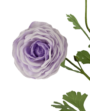 Rose artificielle "Emine" Real Touch Violet 62cm
